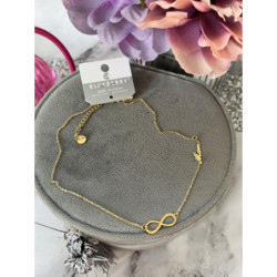 649 Złoty łańcuszek BLUEBERRY MAMA STAL 316L