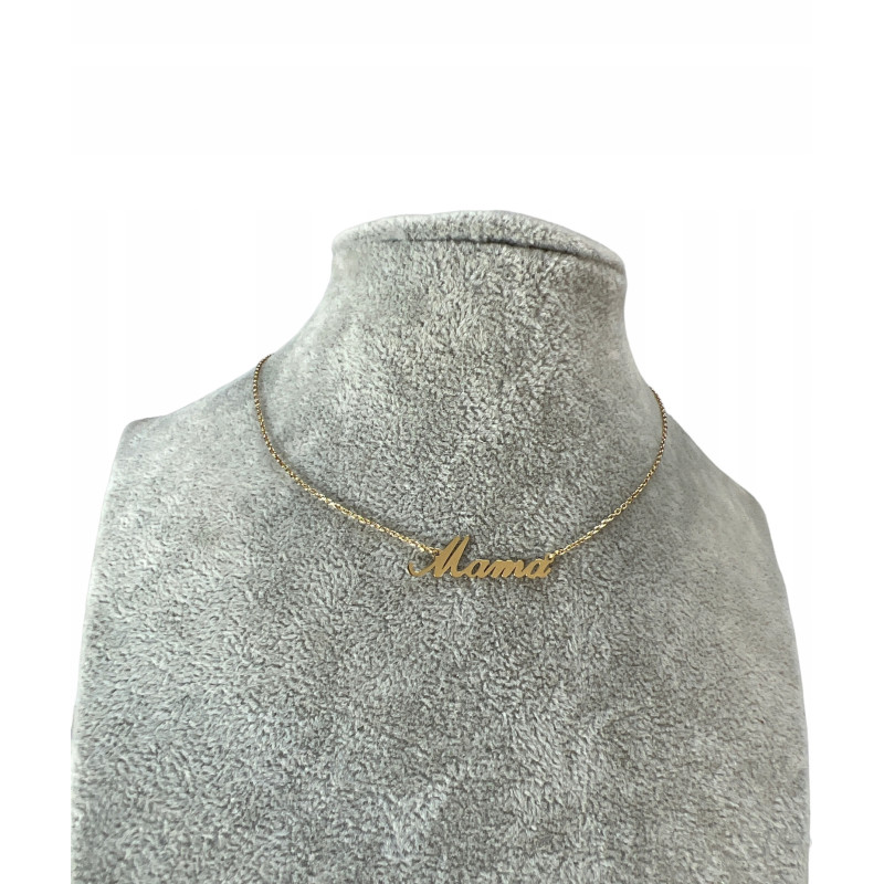 588 Złoty łańcuszek BLUEBERRY MAMA STAL 316L