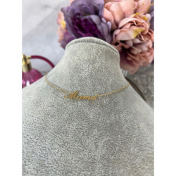 588 Złoty łańcuszek BLUEBERRY MAMA STAL 316L