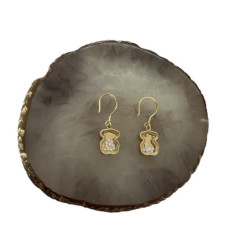 812 Złote kolczyki...