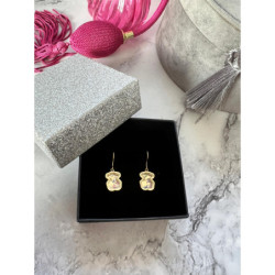 650 Złote kolczyki delikatne NA PREZENT STAL 316L