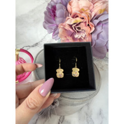 650 Złote kolczyki delikatne NA PREZENT STAL 316L