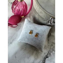 403 Złote kolczyki delikatne NA PREZENT STAL 316L