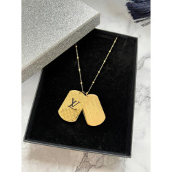 563 Złoty łańcuszek celebrytka NIEŚMIERTELNIK STAL