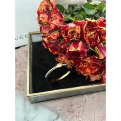 1027 Sztywna bransoletka złota NA PREZENT STAL 316