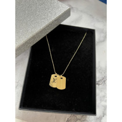 176 Złoty łańcuszek celebrytka NIEŚMIERTELNIK STAL