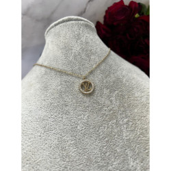 298 Złoty łańcuszek celebrytka NA PREZENT STAL