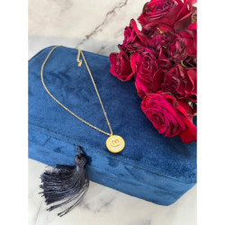 1086 Złoty łańcuszek celebrytka NA PREZENT STAL