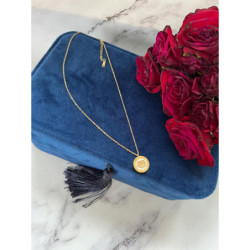 1086 Złoty łańcuszek celebrytka NA PREZENT STAL