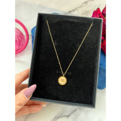 1086 Złoty łańcuszek celebrytka NA PREZENT STAL