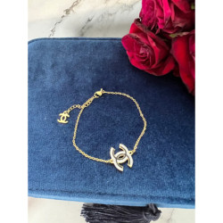 914 Złota bransoletka NA PREZENT delikatna stal