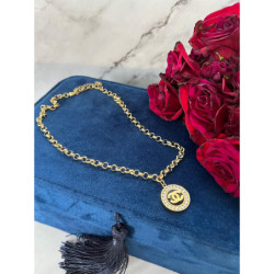 398 Złoty łańcuszek celebrytka NA PREZENT STAL