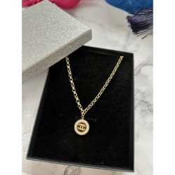 398 Złoty łańcuszek celebrytka NA PREZENT STAL