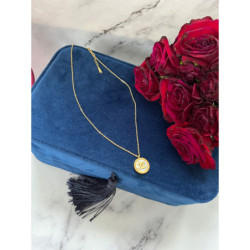 551 Złoty łańcuszek celebrytka NA PREZENT STAL