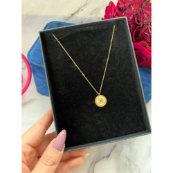 551 Złoty łańcuszek celebrytka NA PREZENT STAL