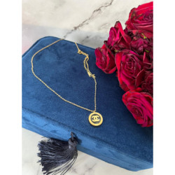 509 Złoty łańcuszek celebrytka NA PREZENT STAL