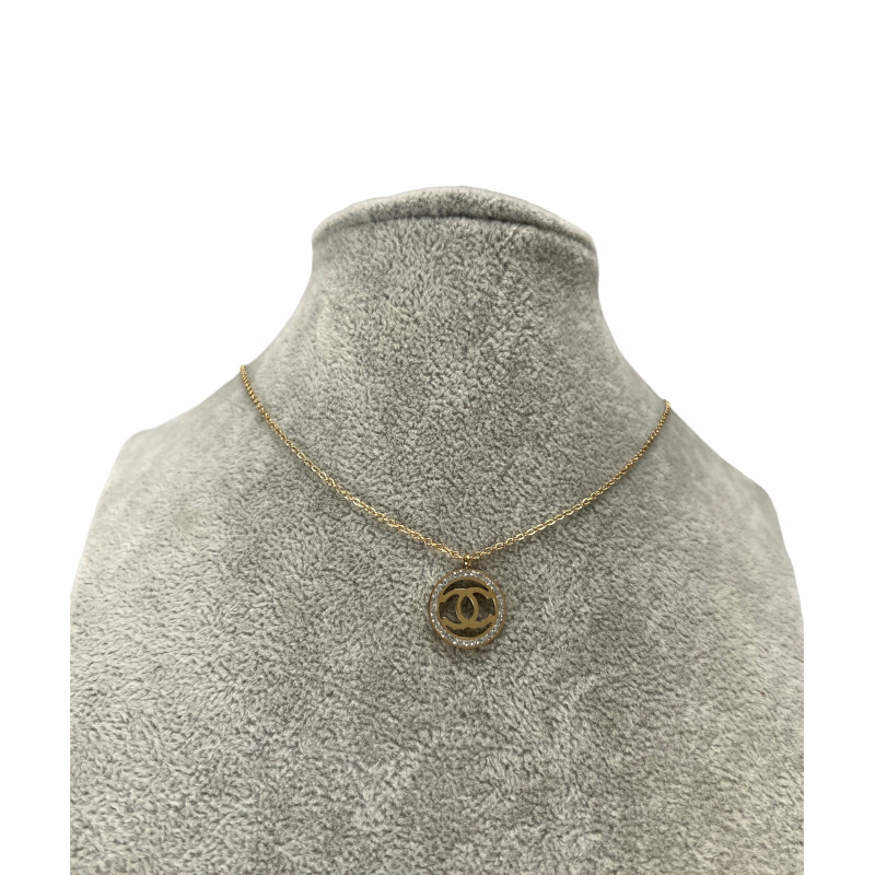 1127 Złoty łańcuszek celebrytka NA PREZENT STAL