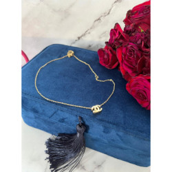 106 Złoty łańcuszek celebrytka NA PREZENT STAL