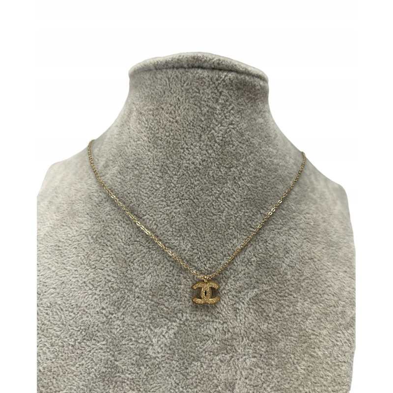 1028 Złoty łańcuszek celebrytka NA PREZENT STAL