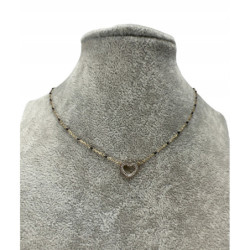 107 Złoty naszyjnik SERCE...