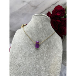 302 Złoty naszyjnik KAMIEŃ SOPELEK AMULET TALIZMAN