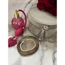 616 Złota bransoletka ŻMIJKA STAL 316L