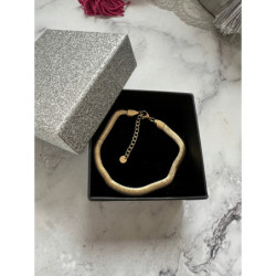 616 Złota bransoletka ŻMIJKA STAL 316L