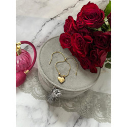 187 Bransoletka zaciskana SERCE SERDUSZKO STAL 316