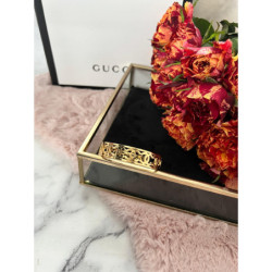 373 Sztywna bransoletka złota NA PREZENT STAL 316