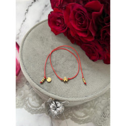 Bransoletka talizman na szczęście LITERKA A stal