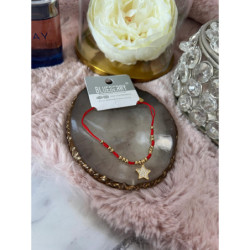 1253 Bransoletka BLUEBERRY na sznurku GWIAZDKA 316