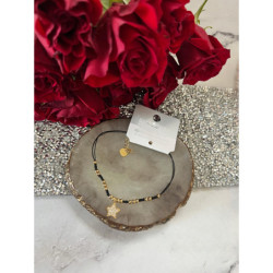 1221 Bransoletka BLUEBERRY na sznurku GWIAZDKA 316