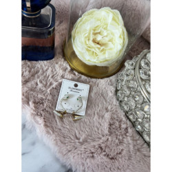 959 Złote kolczyki BLUEBERRY WĄŻ ŻMIJA STAL 316L