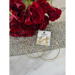 550 Złote kolczyki BLUEBERRY KRZYŻE KRZYŻ STAL