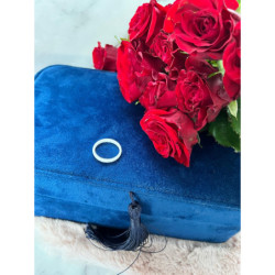 1291 Pierścionek ceramiczny obrączka roz 9/19mm