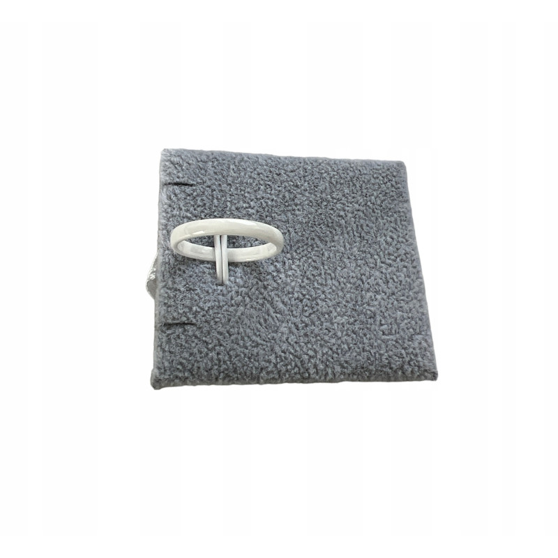 1291 Pierścionek ceramiczny obrączka roz 7/17mm