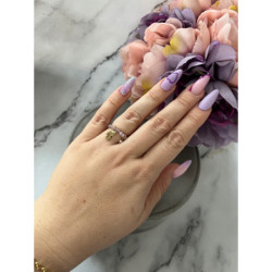 884 Pierścionek na gumce KOT KOTEK STAL 316L