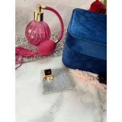 383 Złoty sygnet czarne oczko r 7/17