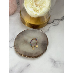 222 Pierścionek na gumce KONICZYNKA STAL 316L