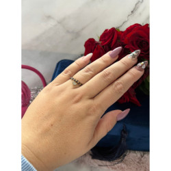 534 Pierścionek na gumce SERCE SERDUSZKO STAL 316L