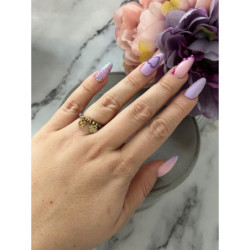 222 Pierścionek na gumce KONICZYNKA STAL 316L