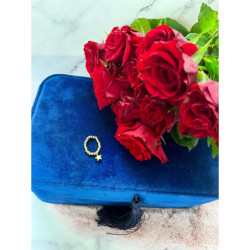 115 Pierścionek na gumce GWIAZDKA STAL 316L