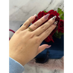 115 Pierścionek na gumce GWIAZDKA STAL 316L