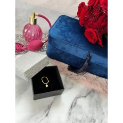 115 Pierścionek na gumce GWIAZDKA STAL 316L