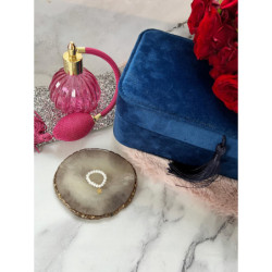 162 Pierścionek na gumce GWIAZDKA STAL 316L