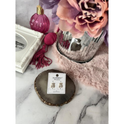 1124 Złote kolczyki BLUEBERRY NA PREZENT STAL