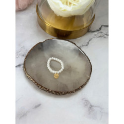 249 Pierścionek na gumce KÓŁKO KÓŁECZKO STAL 316L