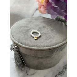 249 Pierścionek na gumce KÓŁKO KÓŁECZKO STAL 316L