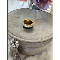 171 Pierścionek obrączka szeroka BLUEBERRY r 6/16