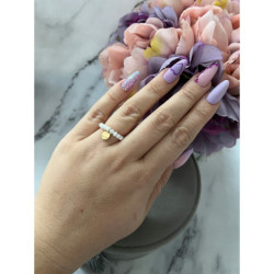 249 Pierścionek na gumce KÓŁKO KÓŁECZKO STAL 316L